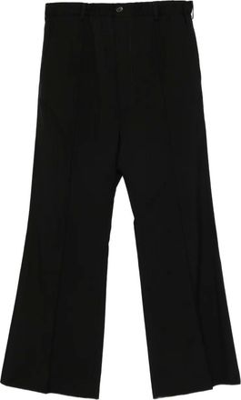 Marni Pantaloni dritti con pieghe - Nero