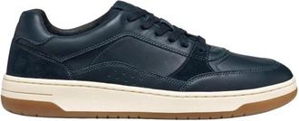 Geox Sedral Court - Heren - Sneakers - Blauw - 41 EU - Leer - Schoenen