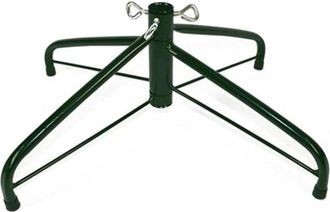 Trade Shop Trade Shop - Base Per Albero Di Natale A Croce In Metallo 40cm Richiudibile Pieghevole Verde