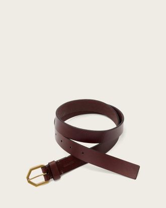 AllSaints Amara Leather Waist Belt
