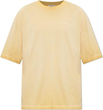 Off-white T-shirt met logo - Heren - T-shirts - Oranje - S - Katoen - Tops