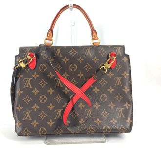 Louis Vuitton Coquelicots Monogram Handbag Shoulder Bag Tote Bag (Pre-Owned)
