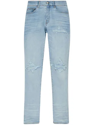 Amiri Jeans MX1 Bandana Jacquard - Blu