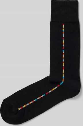 Paul Smith Socken mit Strukturmuster Modell VITTORE in Black, Gr&ouml;&szlig;e 1