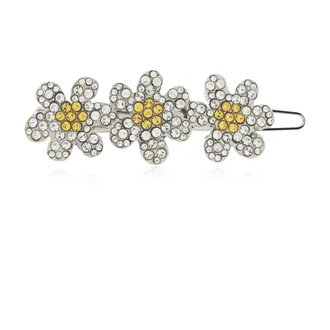 Marni Hair Accessories, female, Gray, Size: ONE SIZE Hair clip with shimmering crystals