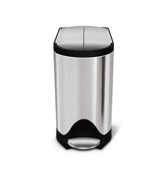 Simplehuman Papelera 10 L, Acero Inoxidable Cepillado Cw1899