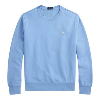 Ralph Lauren Sweatshirts, male, Blue, Size: S Loopback Fleece Sweatshirt