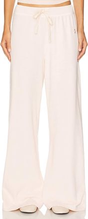 &Eacute;terne Drawstring Wide Leg Sweatpant In Dusty Pink