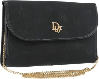 Dior Pre-owned Cross Body Bags, female, Black, Size: ONE SIZE Pre-owned Vintage Shoulder Bag
