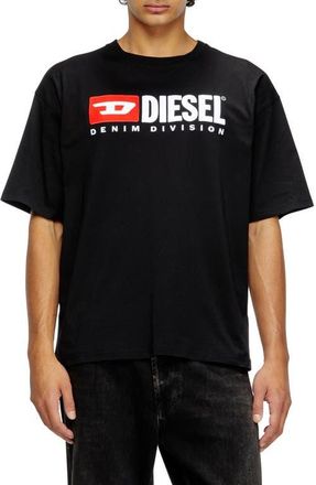 Diesel T-Boxt-Div Relaxed Logo T-Shirt in Deep/Black at Nordstrom, Size X-Large