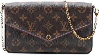 Louis Vuitton Borsa a tracolla Felicie con monogramma 2019 - Marrone