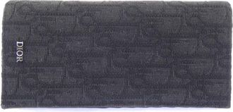 Dior Black Long Wallet (Bi-Fold) (Pre-Owned)