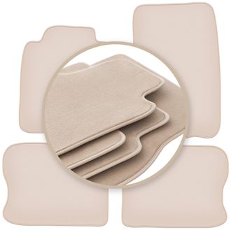 OEM Alfombrillas Beige Premium Para: Volvo 240 / 260 Station Wagon, Sedan 1974-1993