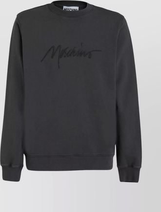 Moschino cotton crew-neck sweatshirt