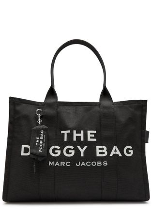 Marc Jacobs The Doggy Canvas Tote - Black - One Size