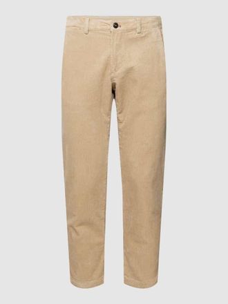 Mango Hose in Cord-Optik Modell berdam in Beige, Gr&ouml;&szlig;e 36
