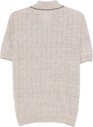 PESERICO Mens Buttoned Collared Knitwear Ss26 M