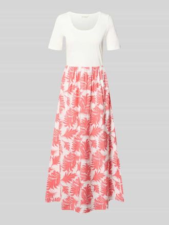 Tom Tailor Tailliertes Freizeitkleid aus Baumwoll-Mix in Koralle, Gr&ouml;&szlig;e 34