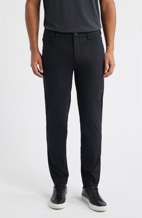 Zella Driver Slim Fit Five Pocket Pants in Black at Nordstrom, Size 28 X 30