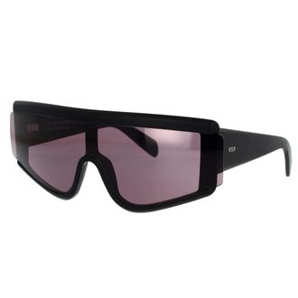 Retro Superfuture Black Geometric Sunglasses