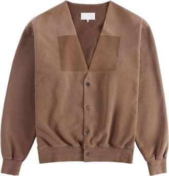 Maison Margiela V-hals Vest - Heren - Vesten - Bruin - M - Truien & Vesten