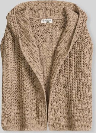 Marc O'Polo Regular Fit Strickcardigan aus Baumwoll-Mix in Sand, Gr&ouml;&szlig;e XL