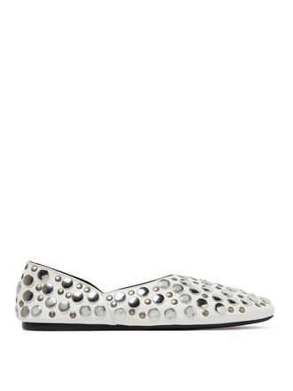 Khaite Jane Flat In Leather