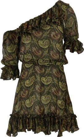 Saint Laurent Paisley Dress