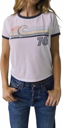 Chaser Retro Cali 76 Tee In White