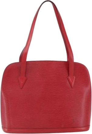 Louis Vuitton Pre-owned Handbags, female, Red, Size: ONE SIZE Pre-owned Leather Handbag