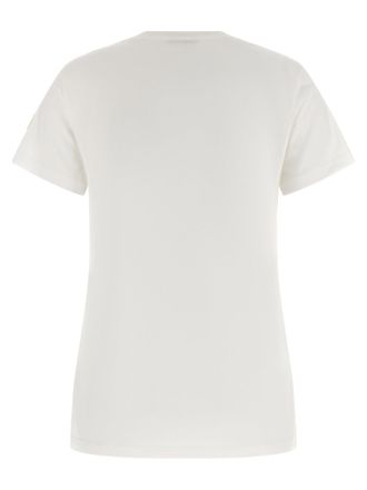 Moncler Logo Patch T-Shirt - White