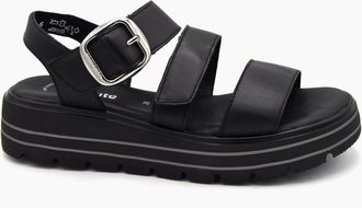 Remonte Womens NYALA D3N50 LADIES SANDAL - Black - Size: 44/F