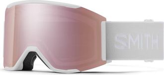 Smith Squad MAG 177mm Snow Goggles in White Vapor /Rose Gold at Nordstrom