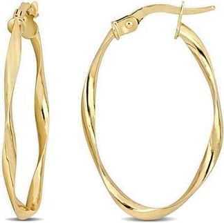 Delmar 19mm Twisted Hoop Earrings in Gold at Nordstrom Rack