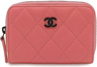 Chanel Matelass&eacute; Coco Mark Coin Purse (Authentic Pre-Loved)