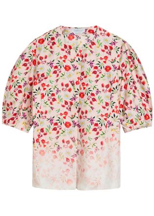 Gabriela Hearst Edify Floral-print Silk Shirt - Multicoloured - 44 (UK12 / M)