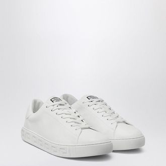 Versace Wei&szlig;e Greca-Nylon-Sneaker von Versace