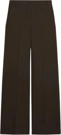 iBlues Molo Broek - Dames - Wijde Broeken - Bruin - M - Polyester - Broeken