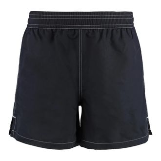 Ami Beachwear, male, Black, Size: XL De Coeur Swim Shorts