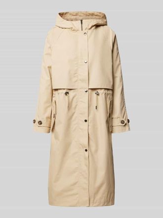 Soyaconcept Mantel mit Kapuze Modell LORA in Beige, Gr&ouml;&szlig;e XL