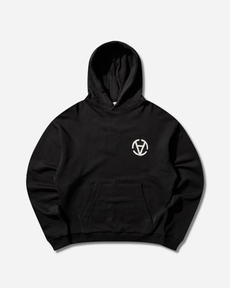 Slam Jam Basics Graphic Hoodie Black
