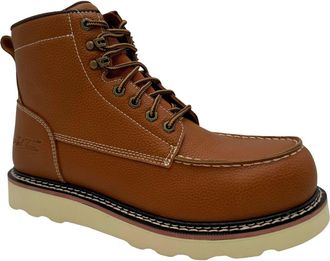 Adtec 6 Tumbled Comp Toe Moc Work Boot in Tumble Brown at Nordstrom, Size 10.5
