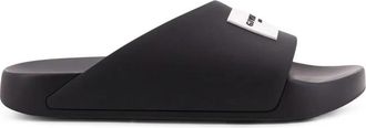 Givenchy Label Slide Muiltjes - Heren - Sandalen - Zwart - 40 EU - Schoenen