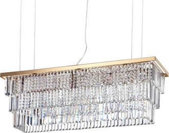 Ideal Lux Martinez - Colgante De Techo De 8 Luces Dorado - Ideal Lux