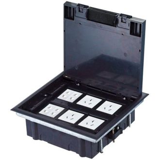 OEM Caja De Suelo 6m (45x45) Profundidad Regulable, Para Suelo T&eacute;cnico (solado Opcional) Alantec