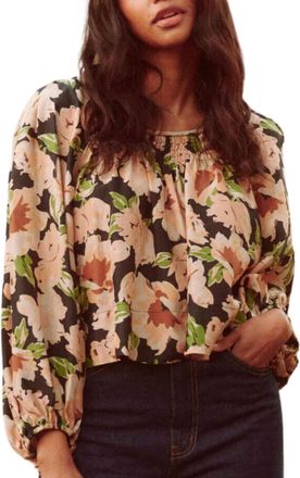 The Great. Womens The Magpie Top In Victorian Rose Print