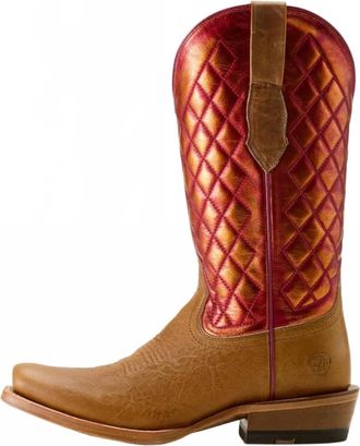 Ariat Womens Futurity Denton Boots In Maple Sugar/tequila Sunrise