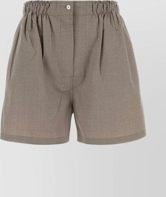 Prada wool tailored shorts