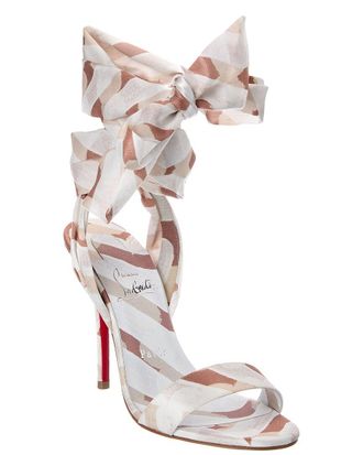 Christian Louboutin Miss Z 100 Satin Sandal