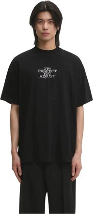 VETEMENTS Im Perfect You Adjust Regular T-Shirt - Heren - T-shirts - Zwart - M - Katoen - Tops